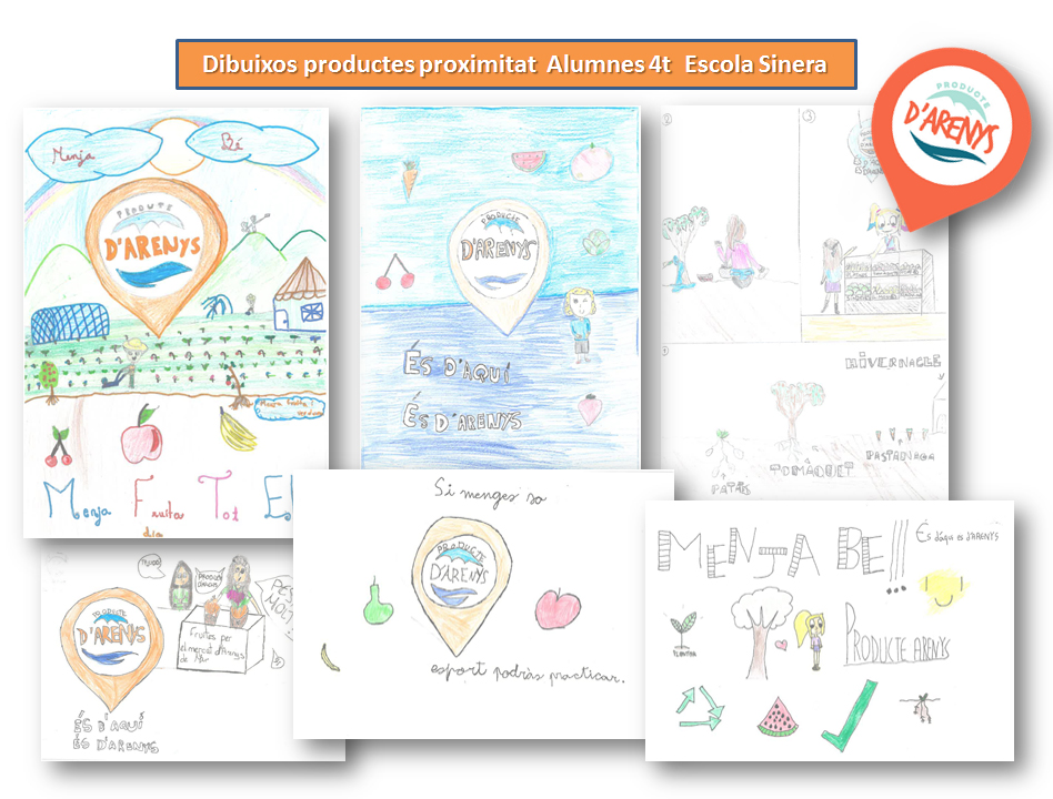 producte de proximitat, alumnes, dibuixos