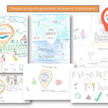 producte de proximitat, alumnes, dibuixos